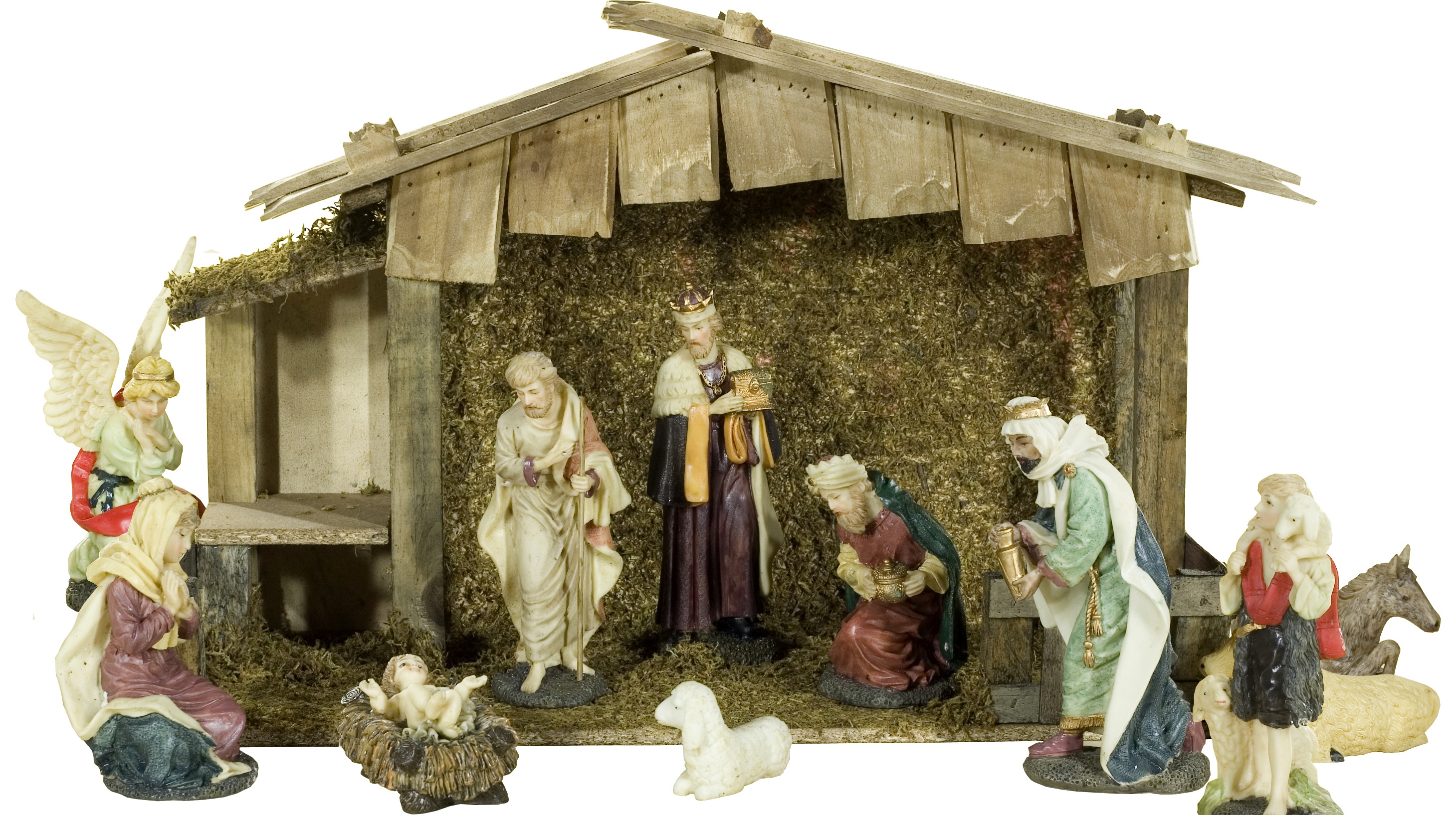 Christmas Nativity Set with Stable