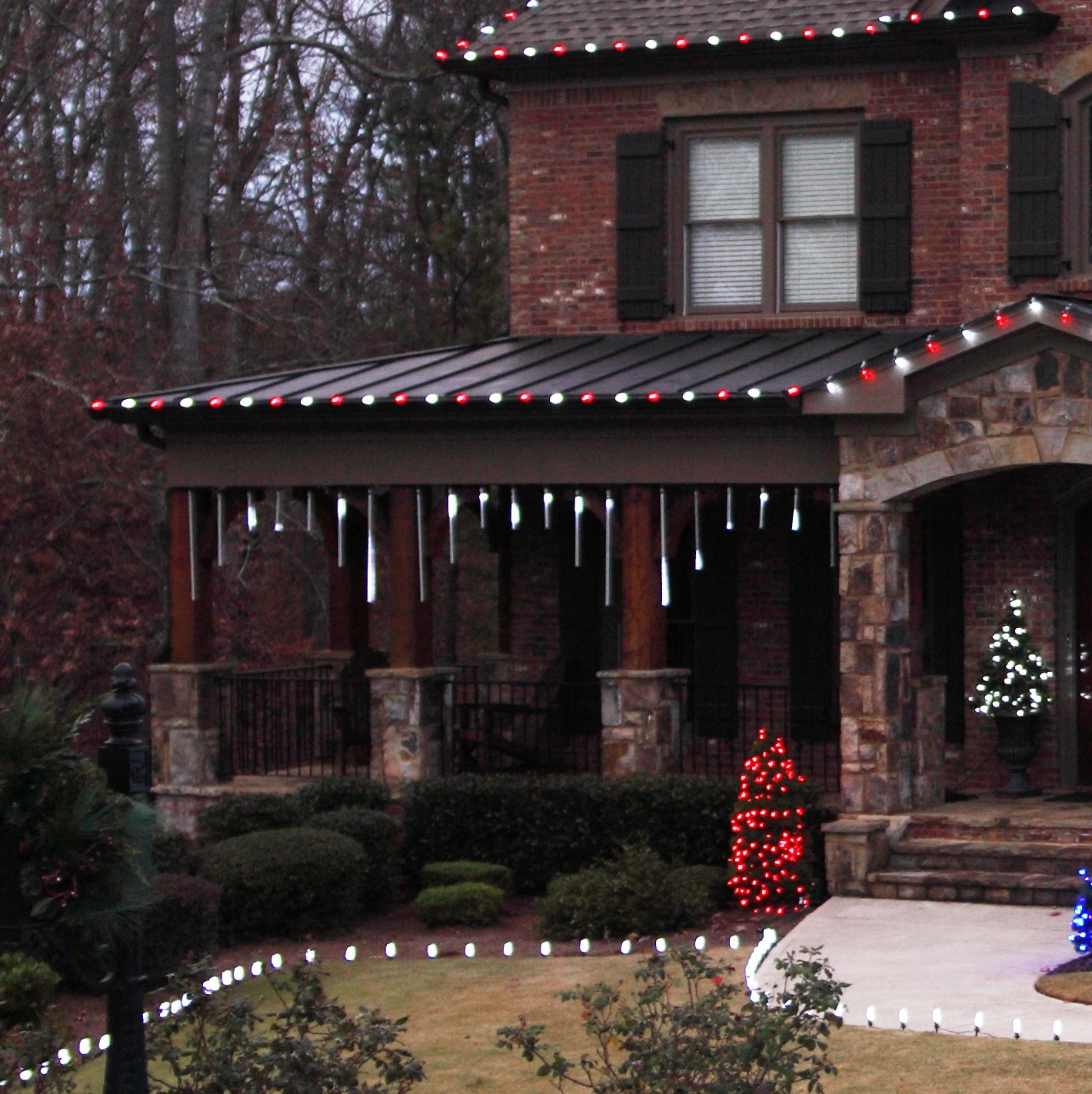 Cool White Cascade Lights
