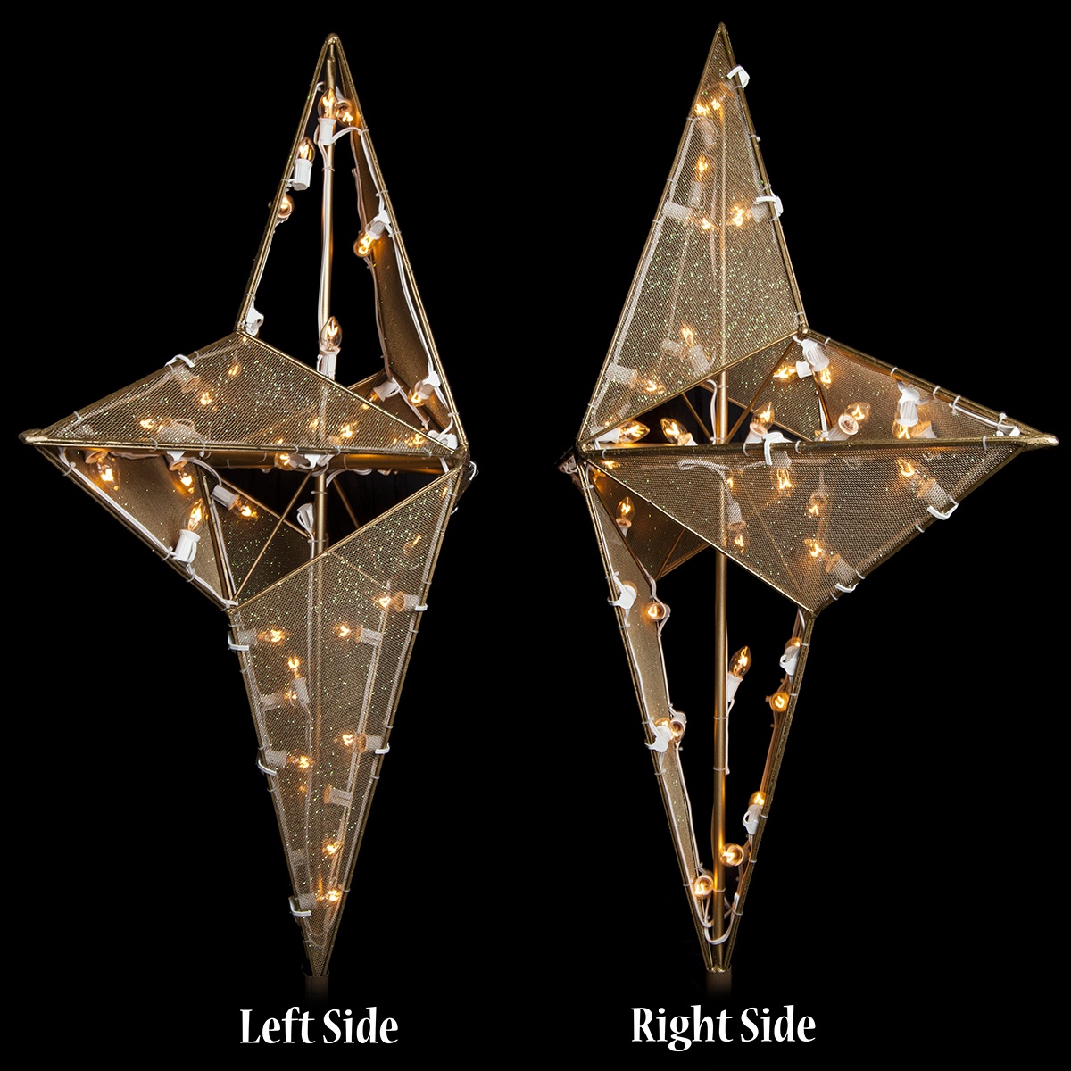 Dimensional Nativity Star Treetopper