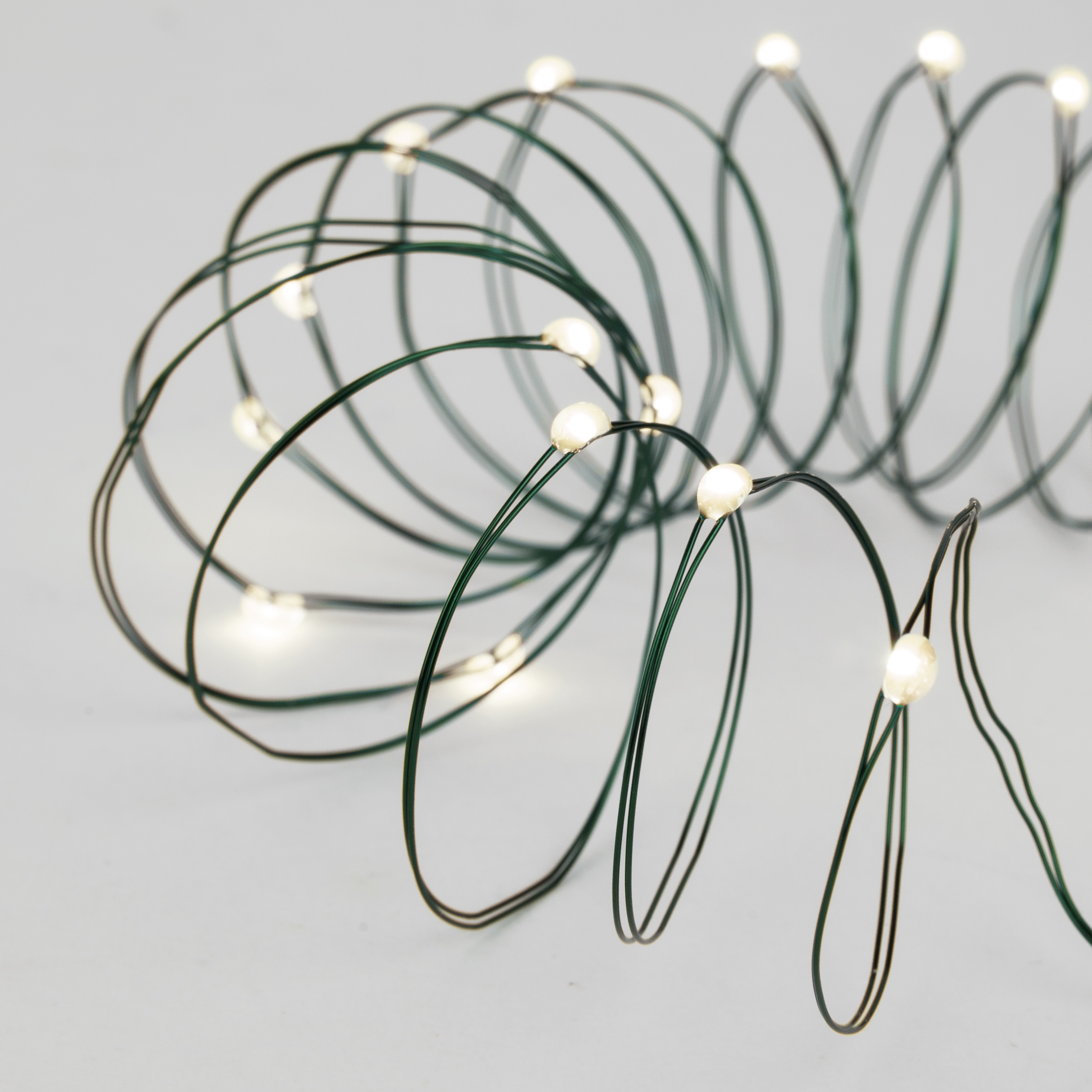 LED Warm White Fairy Lights Battery Operated Ultra Thin Wire