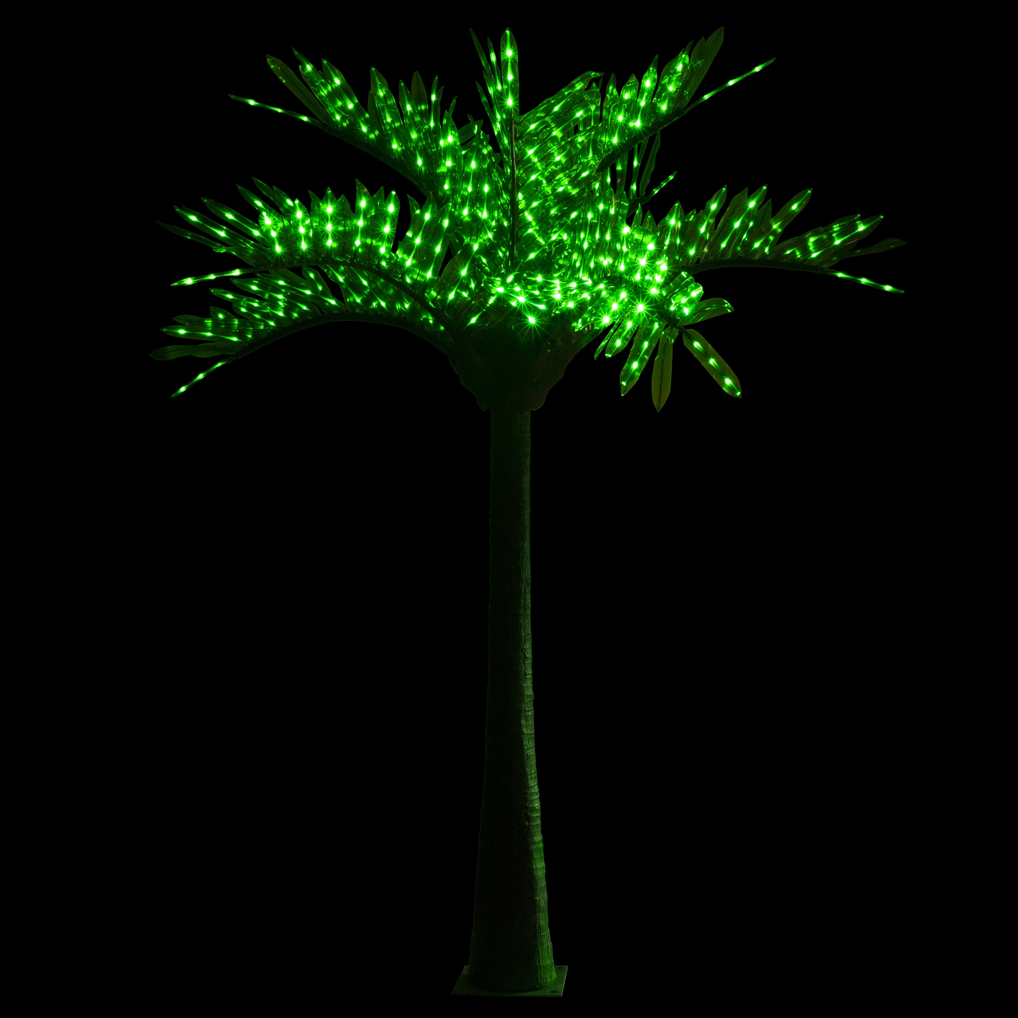 LED Realistic Commercial Palm Tree Lit 