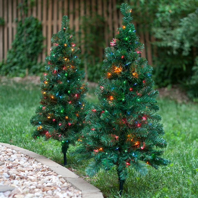 outdoor decorations 2 walkway pre lit winchester fir outdoor decorations 2 walkway pre lit winchester fir
