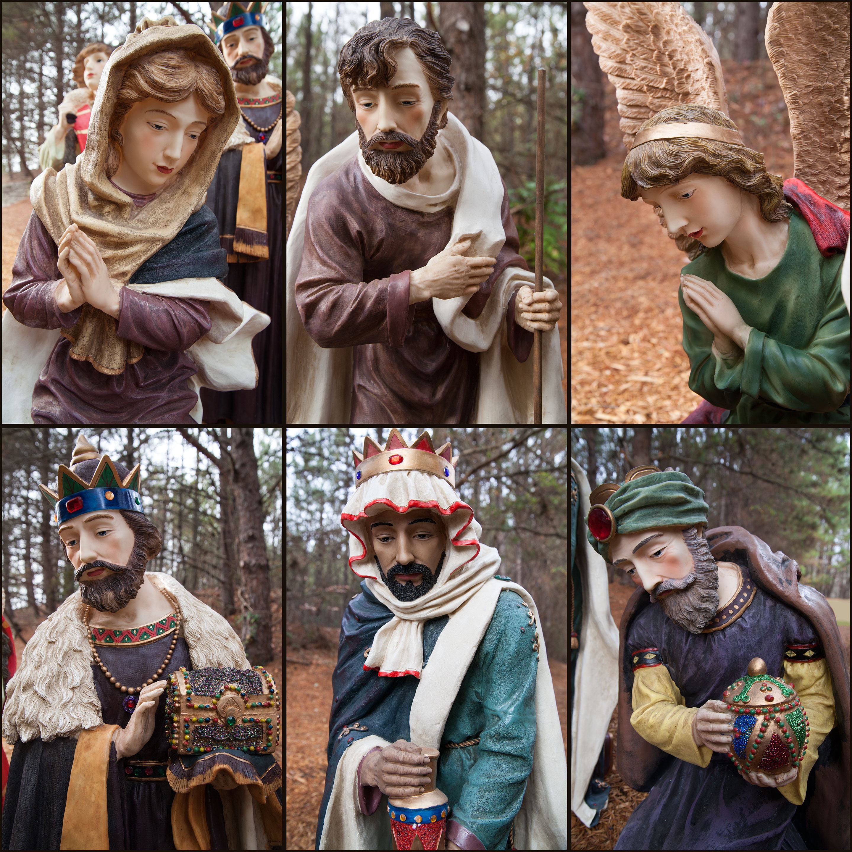 Nativity Set Closeups 11 Piece 