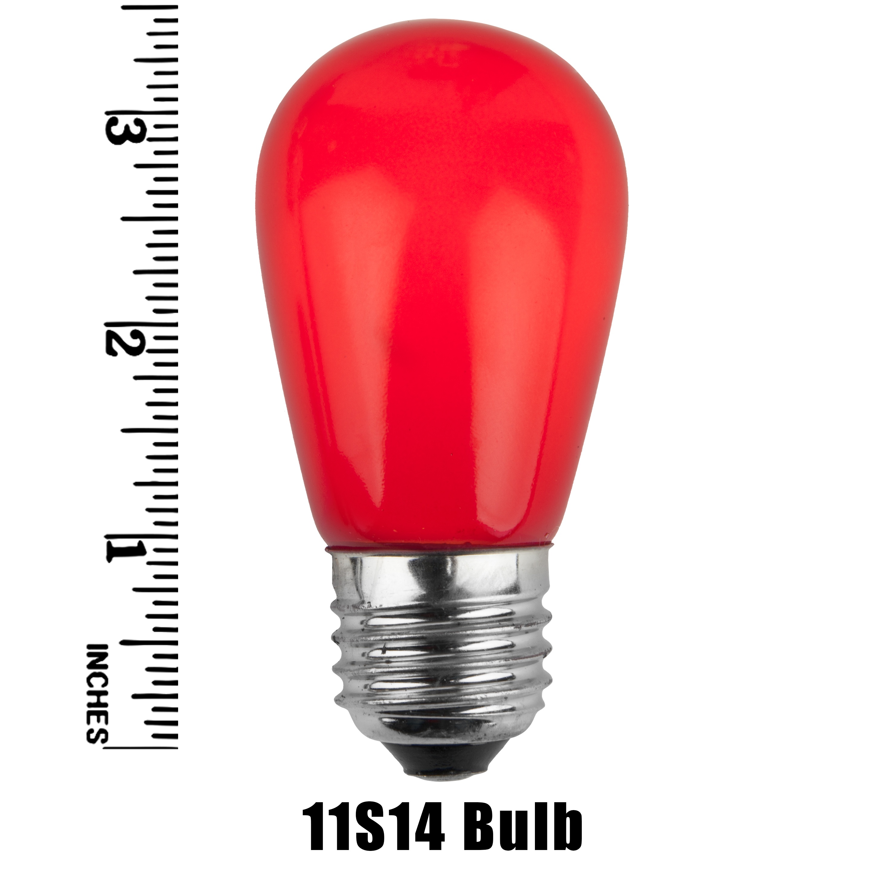 11S14 Opaque Incandescent Red Sign Lamp Measurement