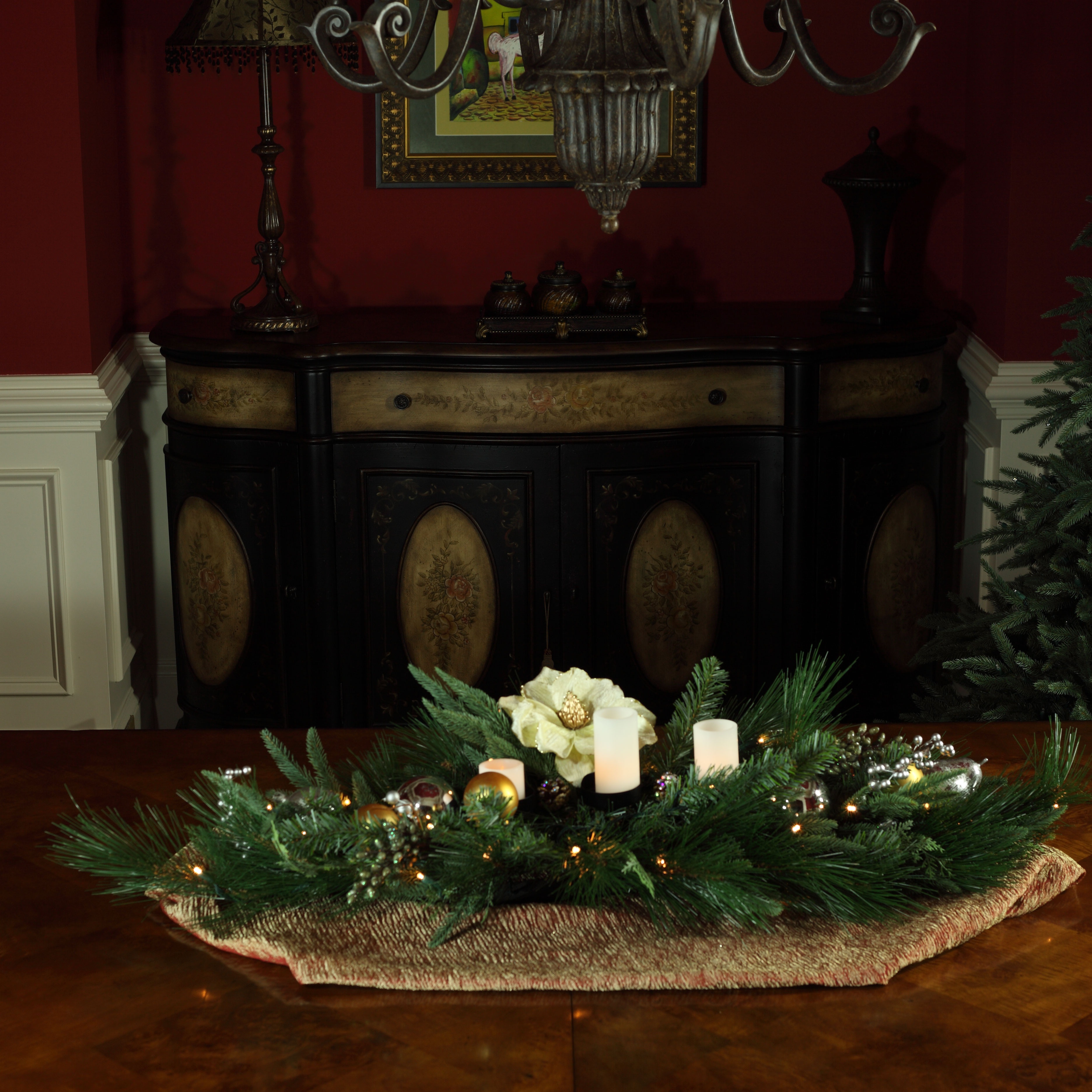 Aspen Silver Centerpiece