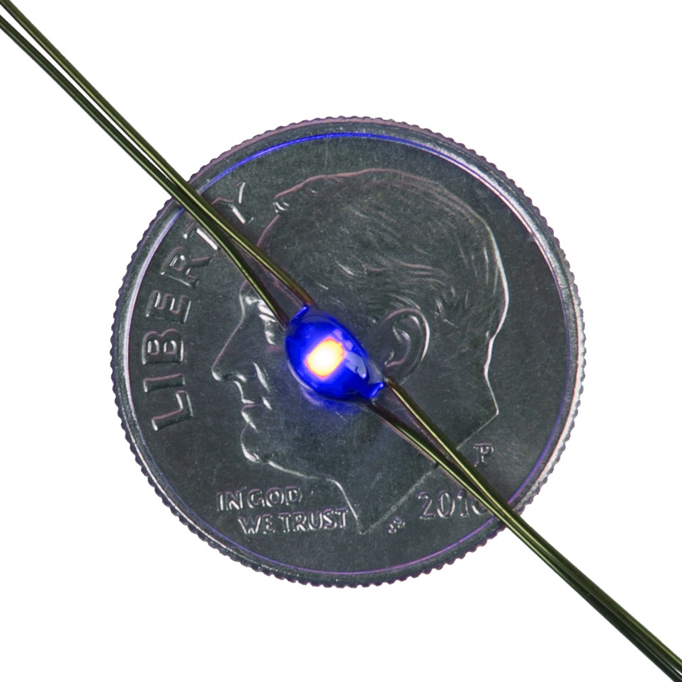 LED Blue Fairy Lights Battery Operated Ultra Thin Wire