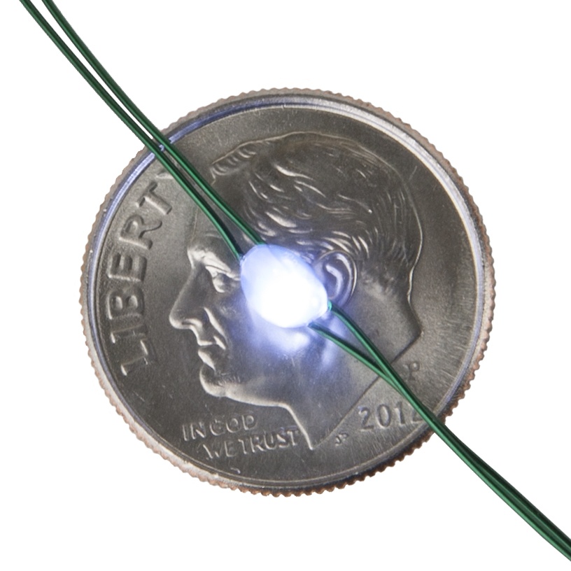 LED Cool White Fairy Lights Battery Operated Ultra Thin Wire