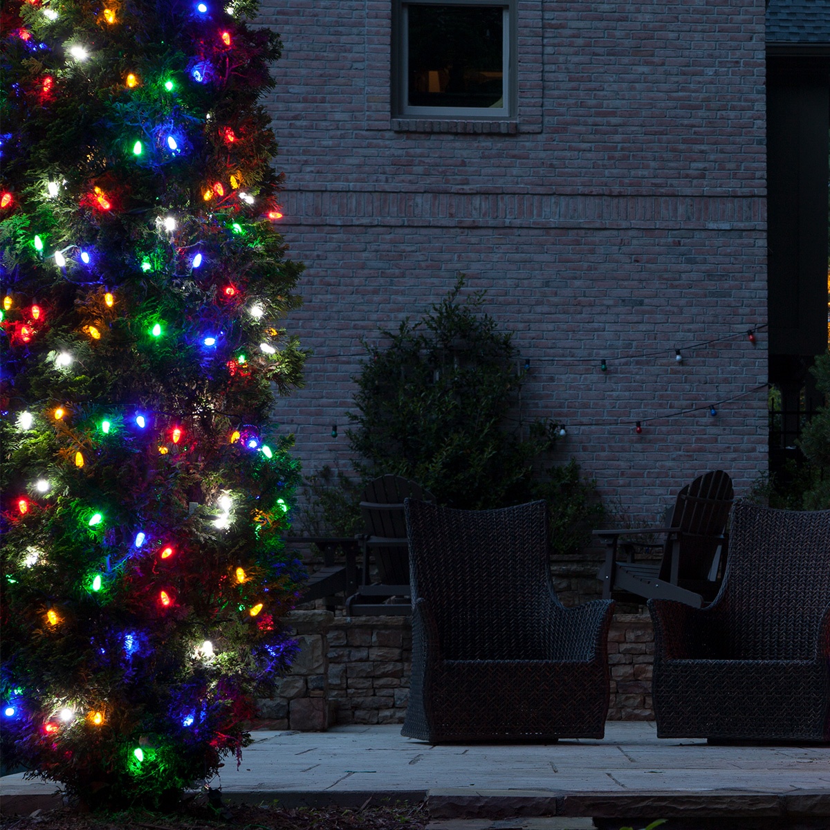 C6 cool white christmas lights deals