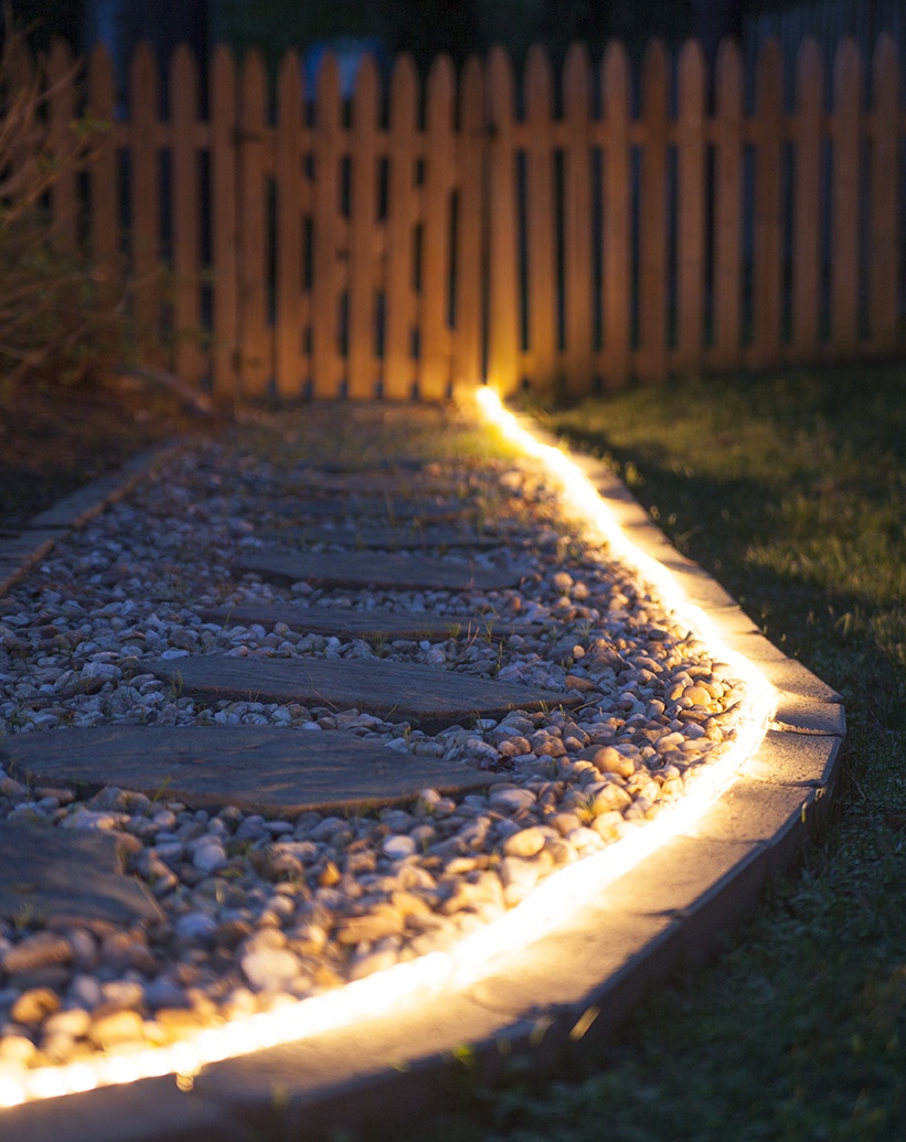 DIY Outdoor Lighting: The Secret Life of Rope Light