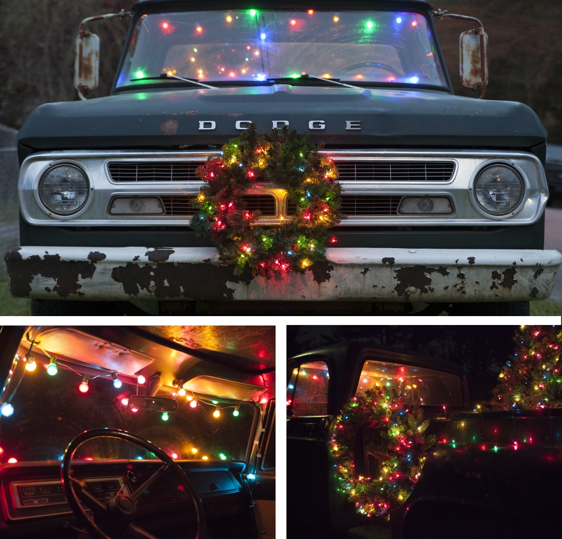 Christmas Truck Decorating For The Holidays