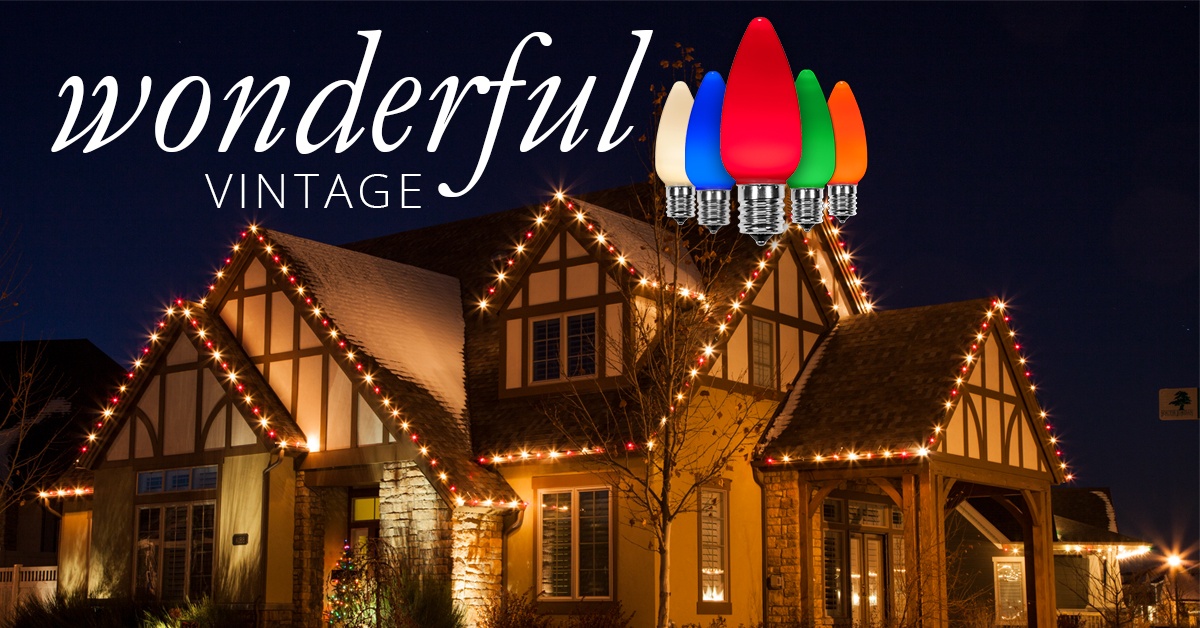 Vintage style christmas lights cheap