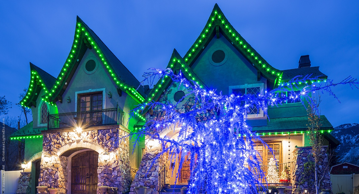 Outdoor Christmas Lights Ideas For The Roof - Christmas House Decorations Outside Company