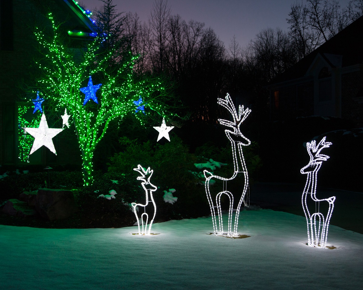 Illuminate Your Yard lighted outdoor christmas decorations this Holiday ...